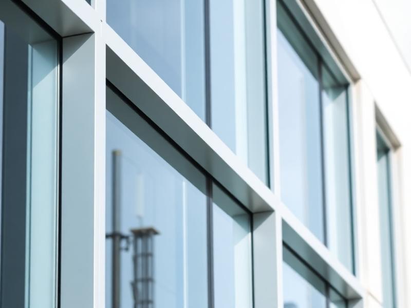 Κουφώματα αλουμινίου σε κτήριο